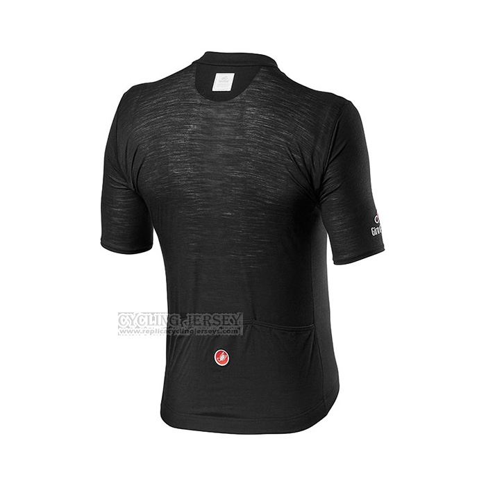 2022 Cycling Jersey Giro d'Italia Black Short Sleeve and Bib Short